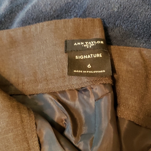 Ann Taylor fully lined wool blend cuffed slacks - Picture 2 of 12